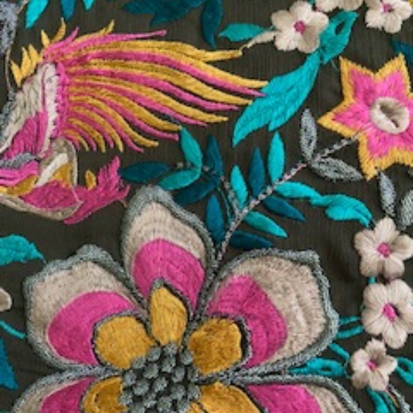 Anthropologie Emboridary Skirt by BARASCHI Size 0 - Picture 5 of 16